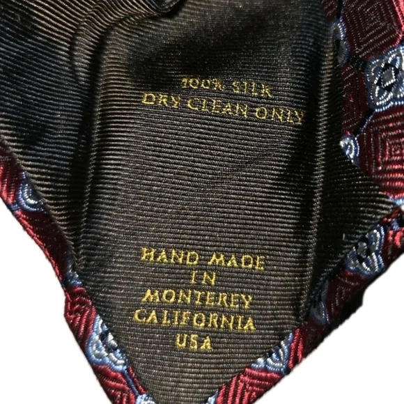Robert Talbott Neck Tie Best of Class Geometric Mens 100% Silk Hand Made In USA. - Picture 7 of 8